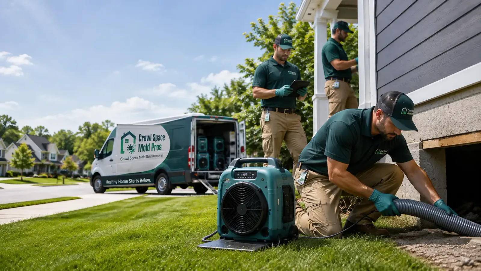 Crawl Space Mold Removal in Santa, ID